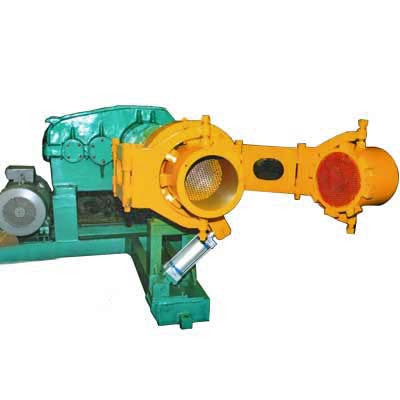 RUBBER STRAINER MACHINE WITH DOUBLE STRAINING HEADS