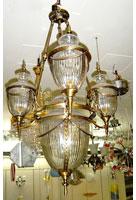 Polished Glass Chandelier, For Home, Hotel, Feature : Fine Finishing, Shiny Look