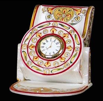 Marble Table Clock