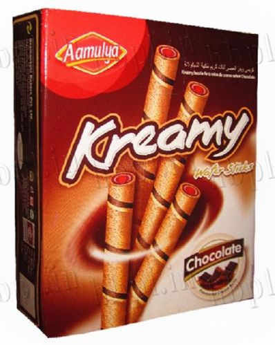 Amulya Wafers Rolls Sticks, Shelf Life : 24 Months