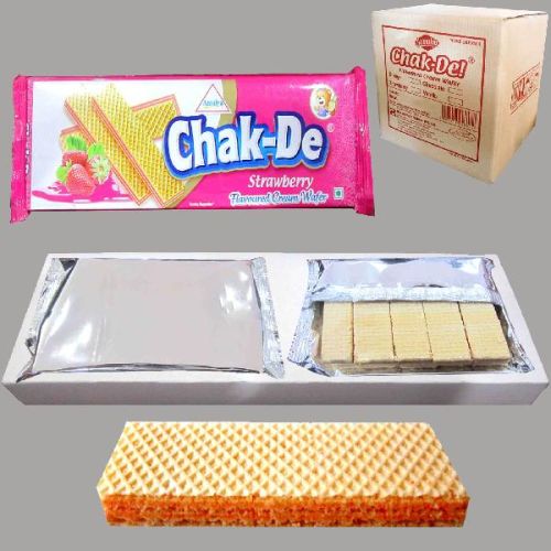 Aamulya Chak-de Wafers, Packaging Type : Bag, Box, Bulk, Family Pack, Gift Packing, Single Package