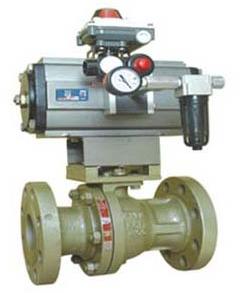 UTVC High Pressure Carbon Steel Ball Valve Pneumatic Actuator, For HVAC System, Power : Solenoid