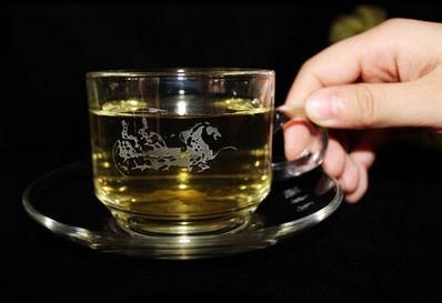 Personalized Engraved Glass Tea Cup Set / Coffee Cup Set