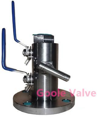 Single Flange Type Dbb Ball Valve