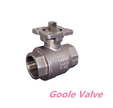 Two Piece High Platform Threaded Ball Valve