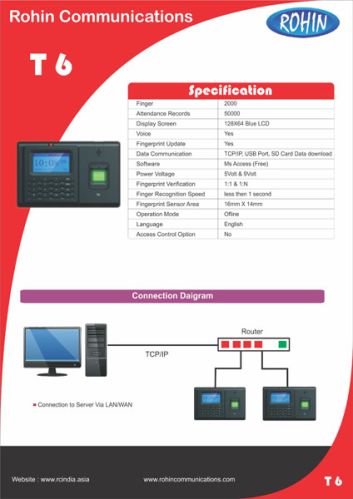 Fingerprint Time Attendance System