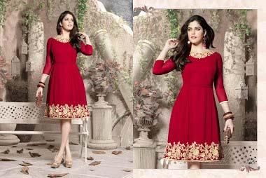 Fiona Kurtis – Designer Embroidered Georgette Kurtis