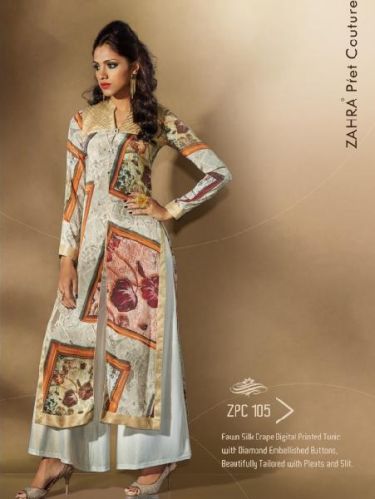 Plain Cotton Ladies Designer Kurtis, Size : M, XL