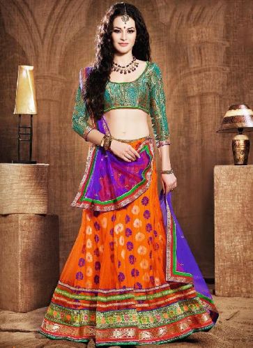 Cotton Ladies Designer Lehenga Choli, Size : M, XL