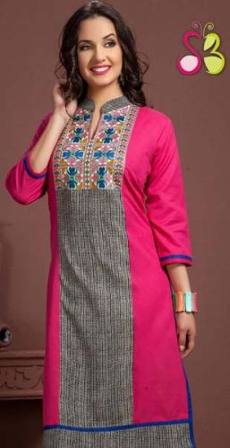 Printed Handloom Cotton Kurti