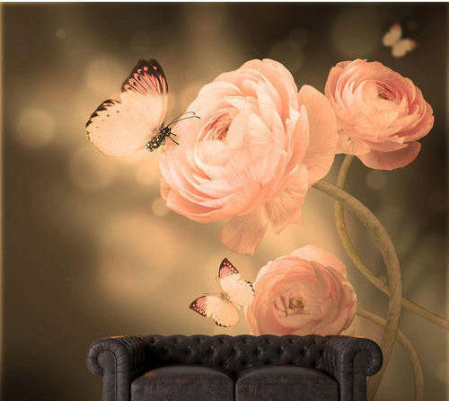 3D Floral Wallpaper