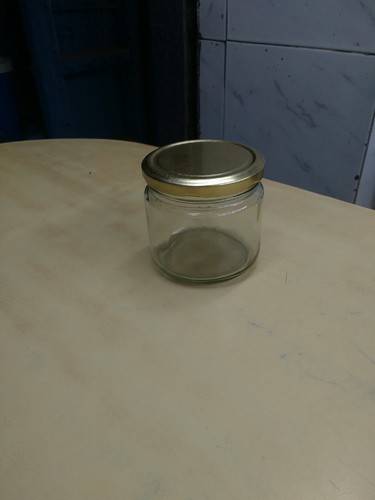 Round Glass Salsa Jars, For Storage, Color : Transparent