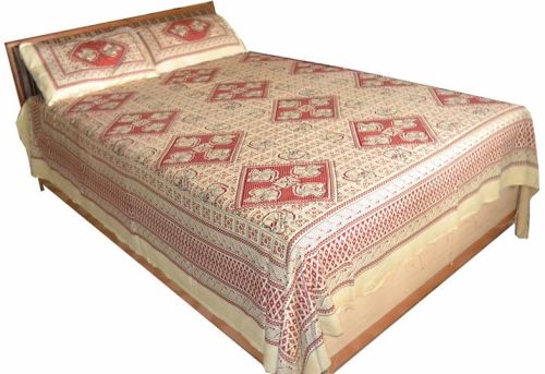 Yogesh Bed Sheet ., Color : Red