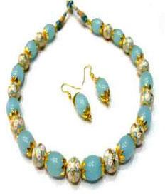 Chalcedony Necklace Set