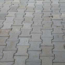 Plain Cement Interlocking Concrete Pavers for Flooring