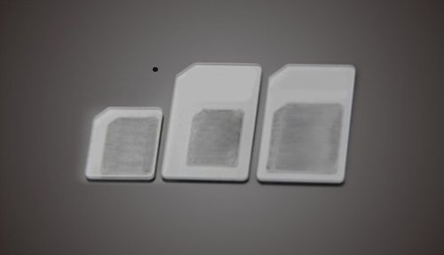 Standard Sim Card Adapter, Packaging Type : White+grey