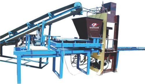 Fully Automatic Brick Making Machine, Packaging Type : yellow & cofee
