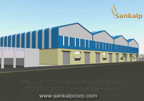 Sankalp UPVC Multilayer Roofing Sheets, Length : 1000mm To 4000mm