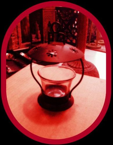 Glass Votive, Color : Black