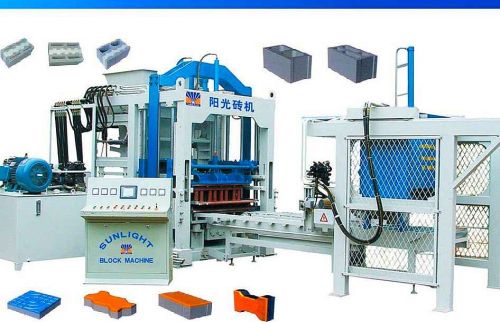 Concrete Block Making Machine, Brand Name : sunlight