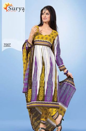 Surya Life Style Printed Cotton Salwar Suite