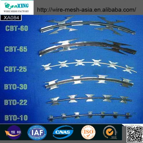 Iron Razor Barbed Wire for protection