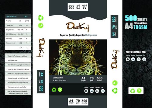 A4 size paper, Material : Paper