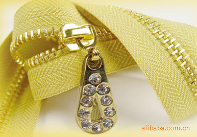 5# Open End Gold Metal Zipper, Brand Name : MKZ