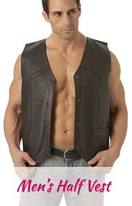 Mens Half Vest