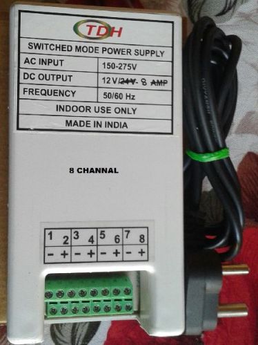 TDH CCTV SMPS 8Channal, Output Type : 12v DC