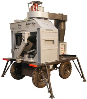 MOBILE SEED CLEANER CUM GRADER, For Construction Use, Mines Use, Power : 0-20BHp, 20-40BHp