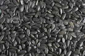 Black sunflower seeds