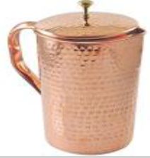 Hammered Copper Jug, For Serving Water, Water Storage, Feature : Durable, Good Quality, Leakage Proof