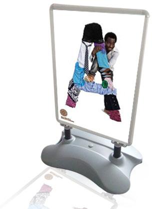 Aluminum Advertising Outdoor Poster Stand, Brand Name : wewin