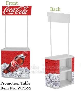 Advertising Plastic Promotion Table, Brand Name : wewin