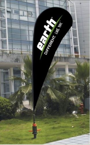 Aluminum Outdoor Cheap Beach Flags, Packaging Type : silver, black