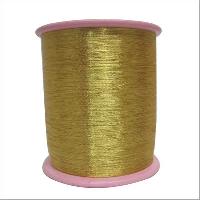 Rangoly Viscose Zari Thread, For Embroidery, Weaving, Packaging Type : Roll