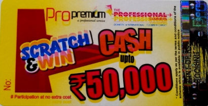 Holographic Scratch Label