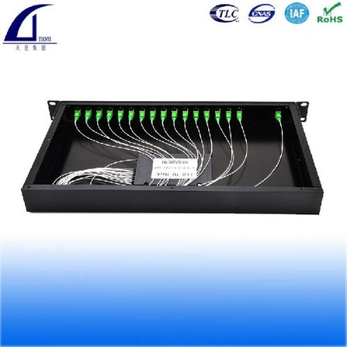 116 PLC Fiber Splitter Rack Mount SC Connector