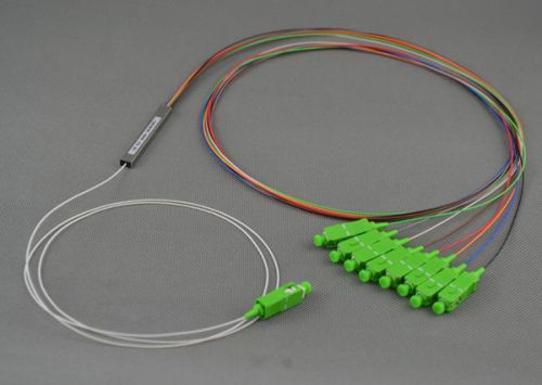 1x8 PLC Fiber Splitter Steel Tube, Brand Name : Tianyi