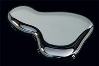 Metallic Silver Liquid Mercury