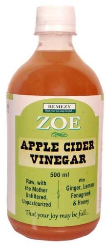Zoe Apple Cider Vinegar With Ginger Lemon Fenugreek & Honey