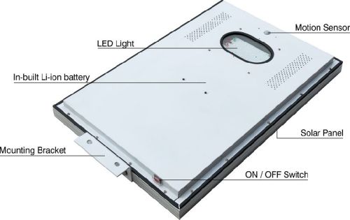 All In One Solar Street Light, Certification : Mnre