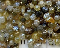 Loose Gemstone, White Rough Uncut Diamond