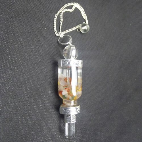 Rishi Gems Reiki Healing Dowsing Pendulum, Color : Multi