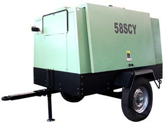 Diesel Drive Movable Screw Compressor, Brand Name : RP