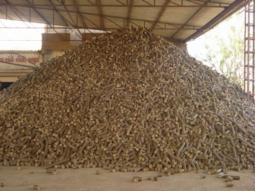 Groundnut Shell Briquettes