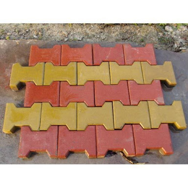 Interlocking Pavers 0-5ft, 10-15ft, Form : Solid