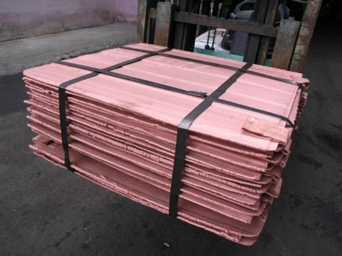 Copper cathodes, Packaging Type : red