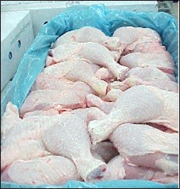 Frozen chicken, Application : Cooking